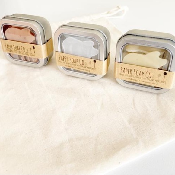 Mini pig paper soap set - Picture 3 of 5